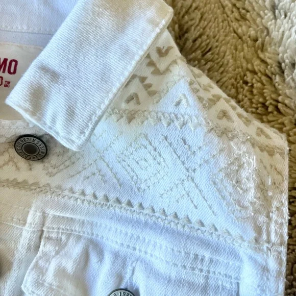 Mossimo White Denim Vest - Picture 5 of 6
